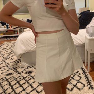 Zara White Tennis Skirt